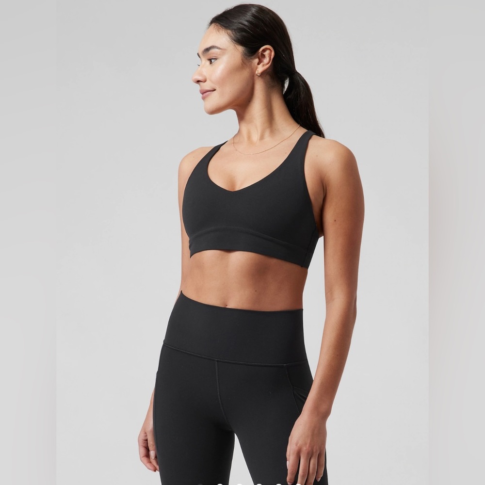 Athleta Solace Bra D-DD Cup Black